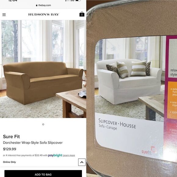 Sure Fit
Dorchester Wrap-Style Sofa Slipcover - Picture 1 of 1